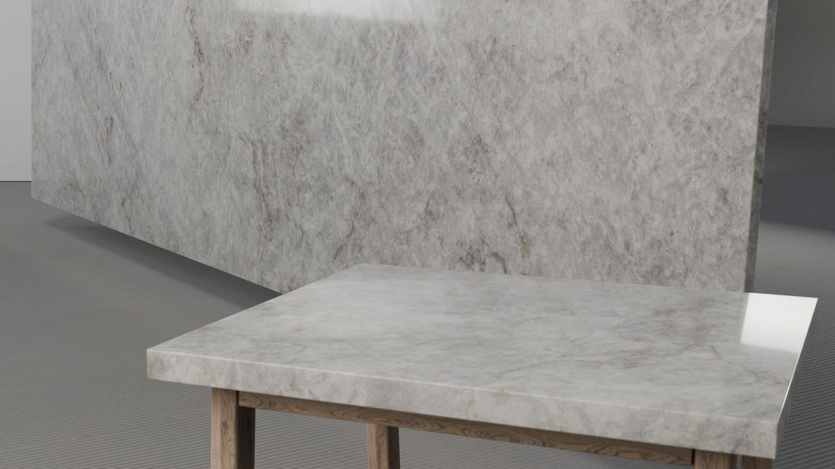 Cool grey-white with a soft diagonal drift, Slab view 2, ZQ11111