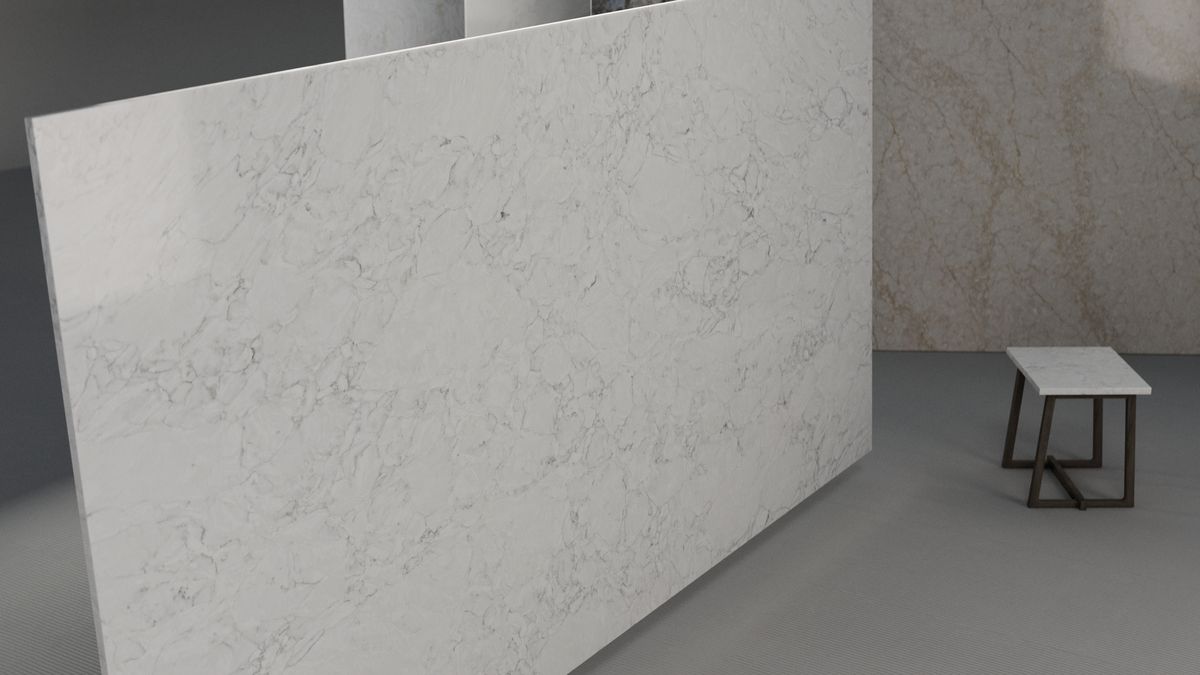 White with soft grey wisps, Slab view 3, ZQ111110