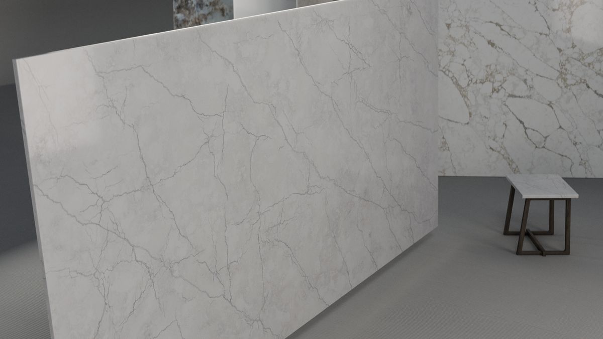 Cool light grey with a fine web, Slab view 3, ZQ111112