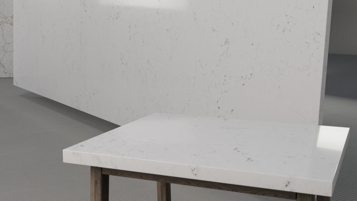 White with the finest silver dusting, Slab view 2, ZQ11113