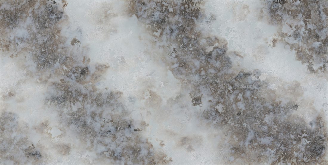 Dramatic bronze-and-grey mineral cluster on white, Surface texture, ZQ11117